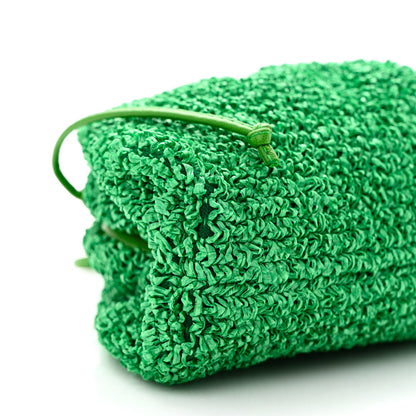 Bottega Veneta Bouclé Curly Raffia The Mini Pouch Parakeet 9 of 10