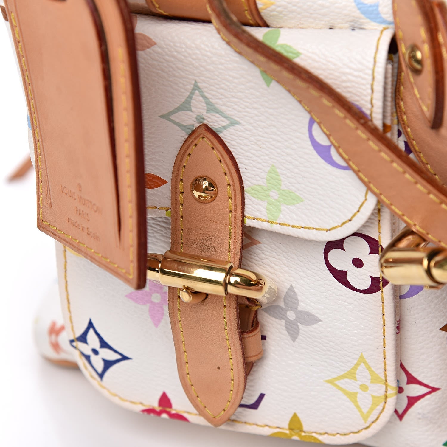 Louis Vuitton Monogram Multicolor Petit Noe White 8 of 11