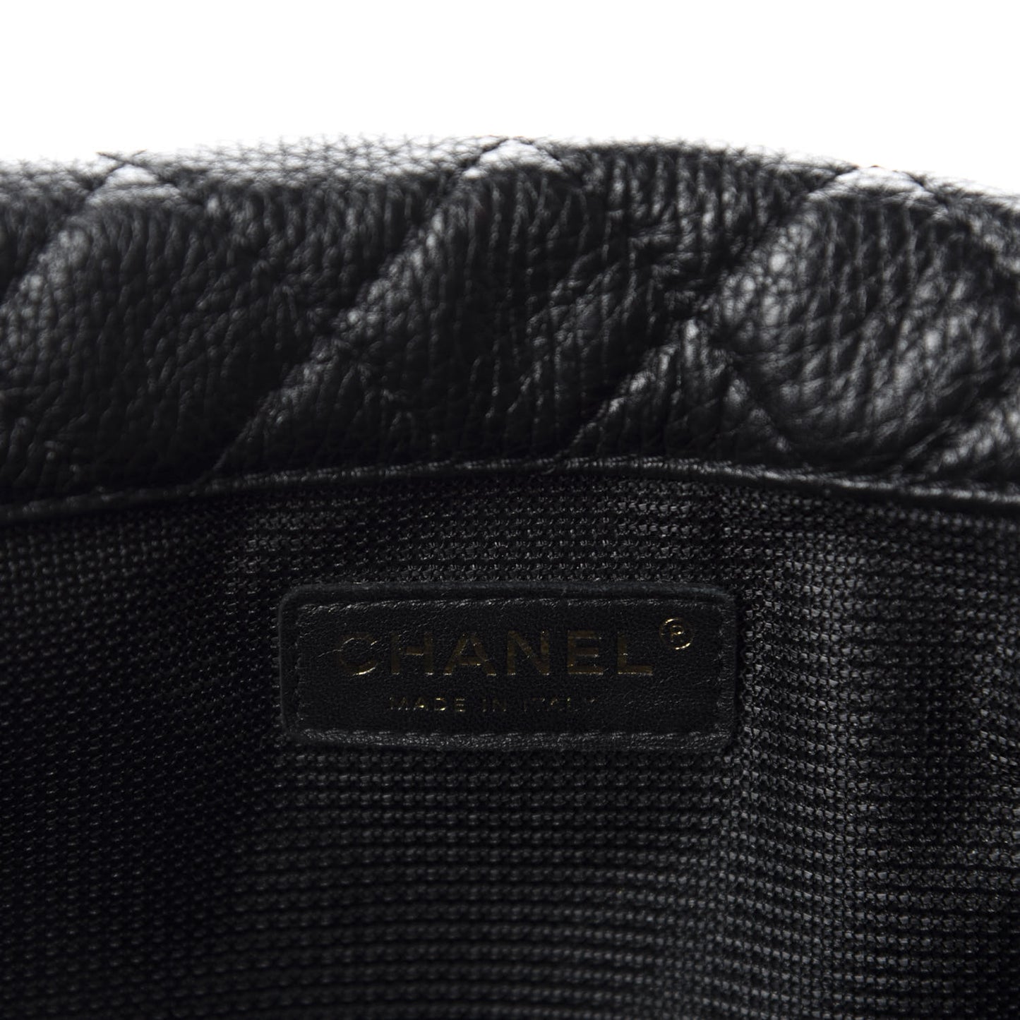 Calfskin Quilted XXL Travel Flap Bag Black