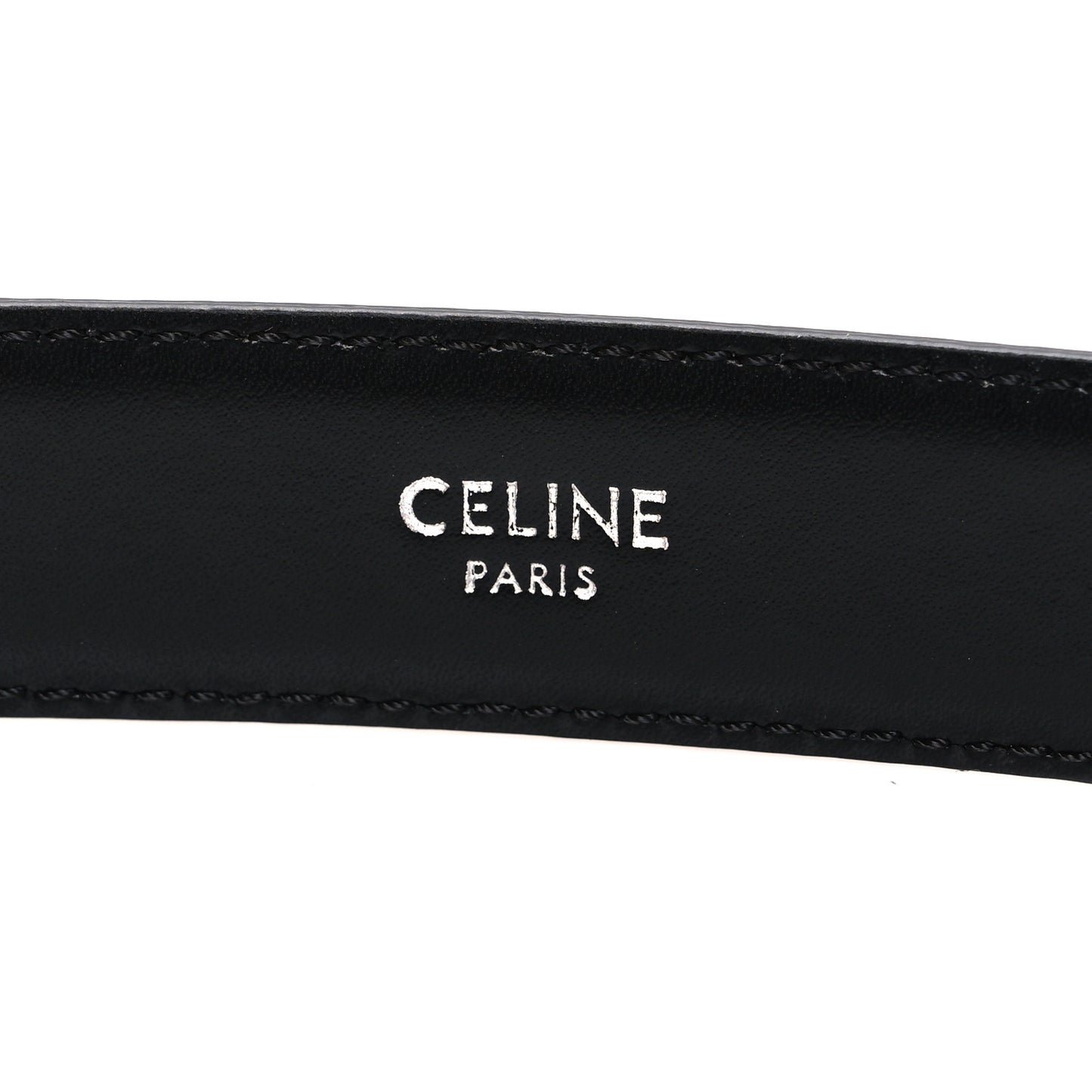 Box Calfskin Medium 25mm Triomphe Belt 80 32 Black