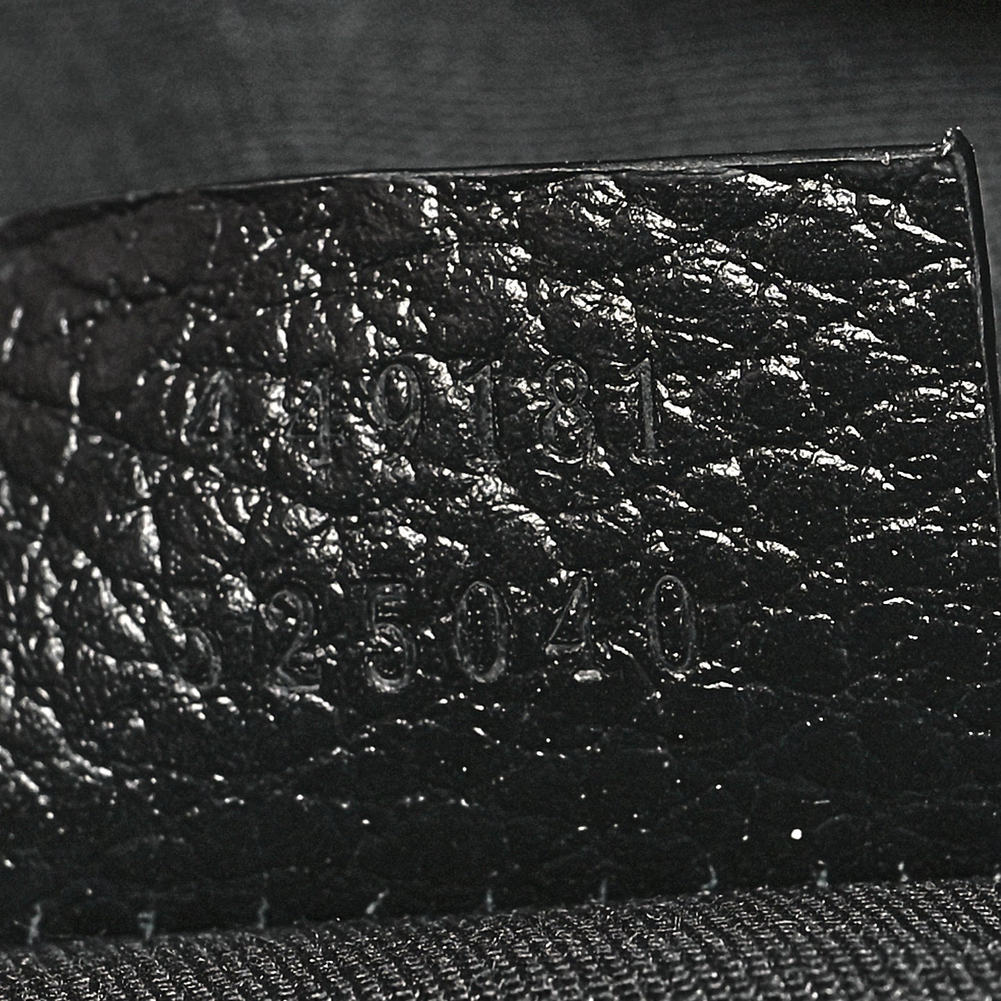 Nylon Monogram Slim Backpack Black