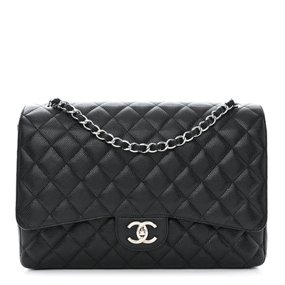 Chanel Caviar Quilted Maxi Double Flap Black 1 of 11