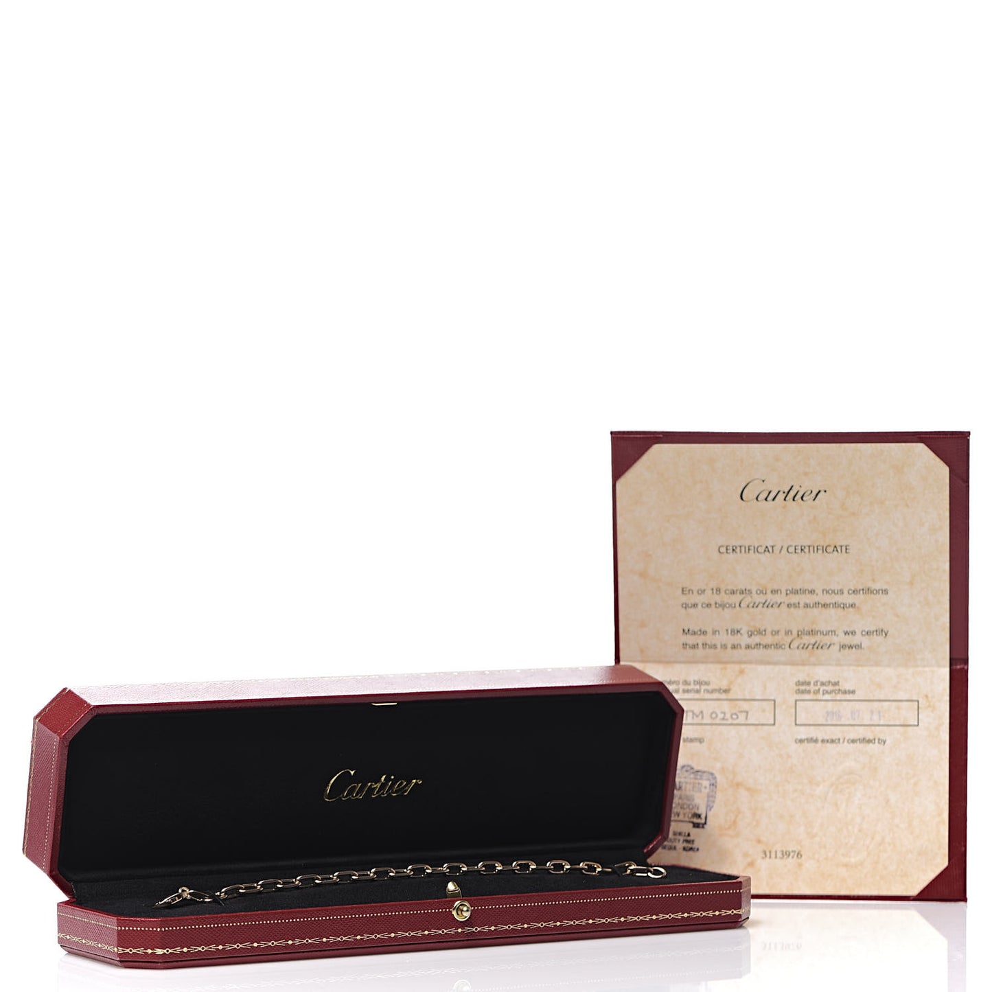 18K Pink Gold Spartacus Link Chain Bracelet