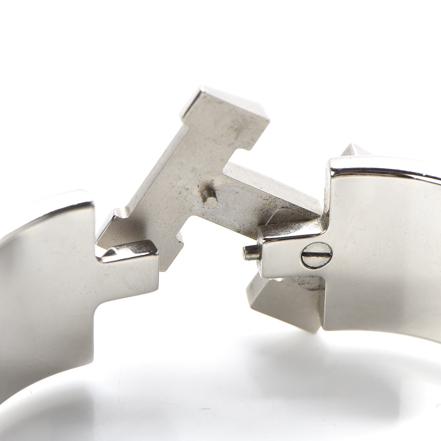 Hermes Enamel Wide Clic Clac H Bracelet GM Ardoise 4 of 7