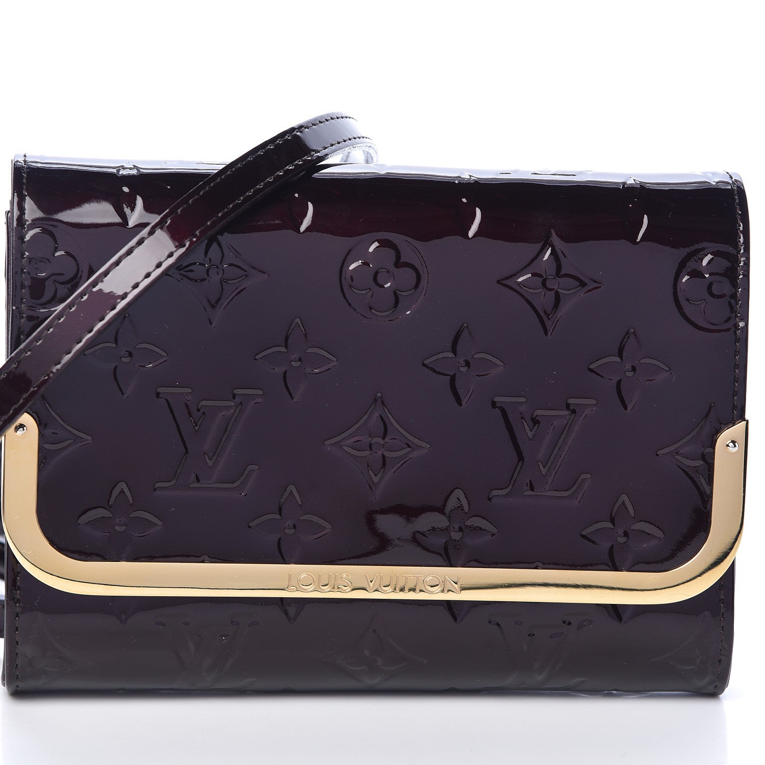 Louis Vuitton Vernis Rossmore PM Amarante 7 of 10