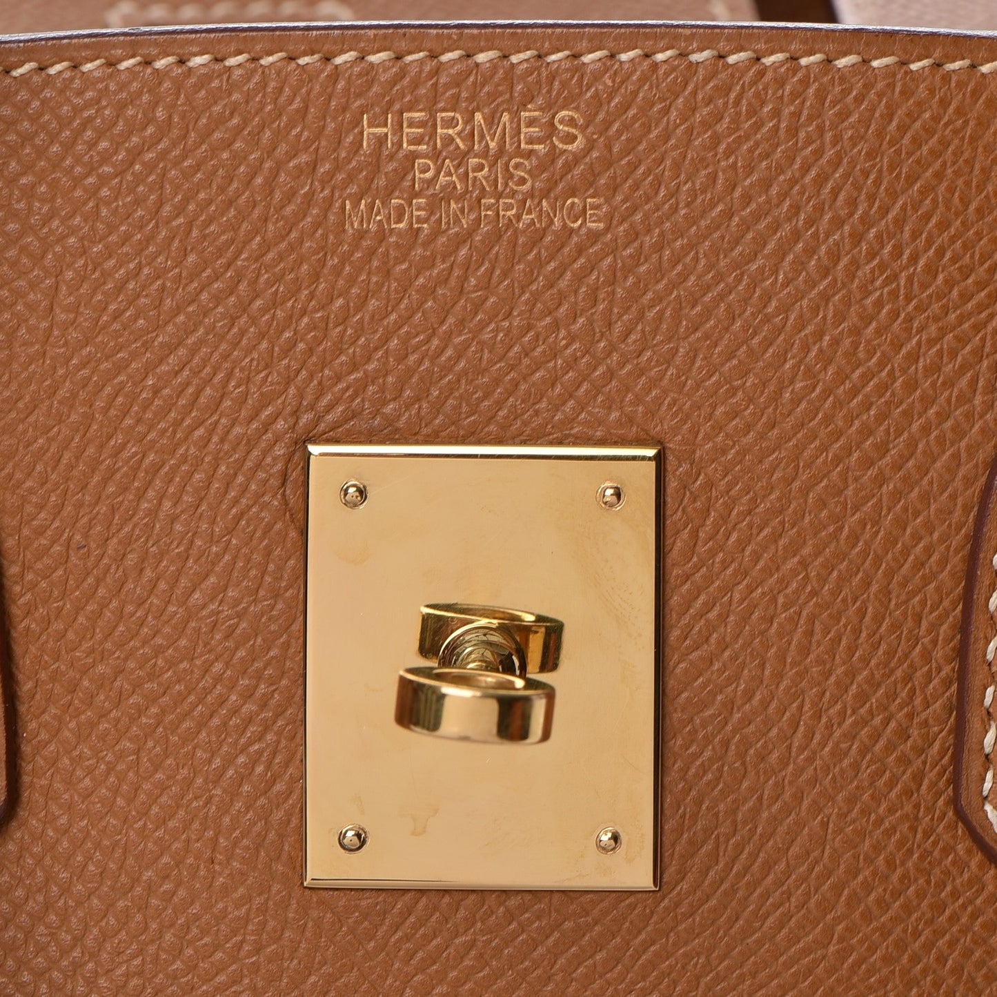 Epsom Birkin 35 Gold
