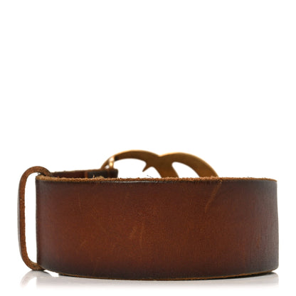Gucci Faded Calfskin Double G 40mm Belt 80 32 Belt Cuir 2 of 5