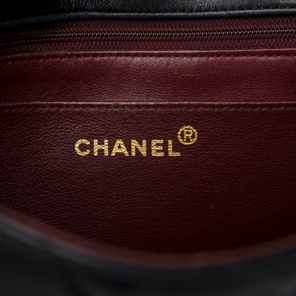 Chanel Lambskin Quilted Medium Single Flap Black 7 of 8