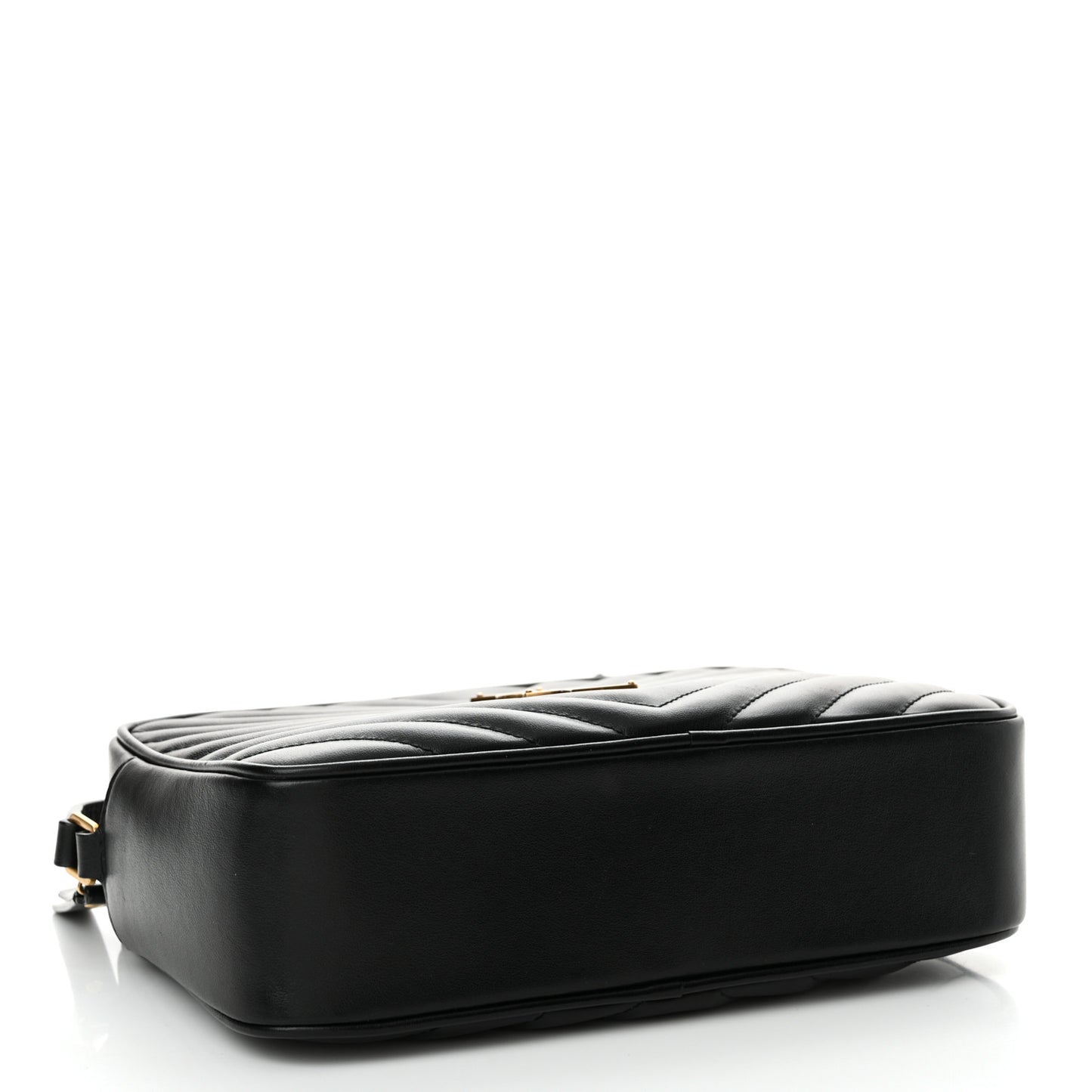 Calfskin Matelasse Monogram Lou Camera Bag Black
