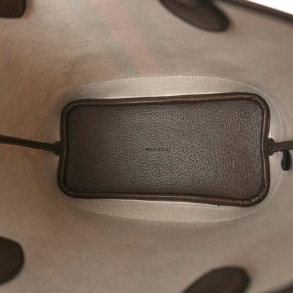 Gucci GG Supreme Monogram Textured Dollar Calfskin Web Small Ophidia Tote Beige Ebony New Acero 6 of 9