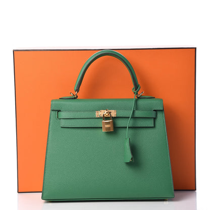 Hermes Epsom Kelly Sellier 25 Cactus 38 of 38