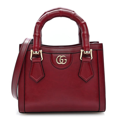 Gucci Sweetbread Calfskin Mini Diana Tote Bag Rosso Ancora 1 of 9