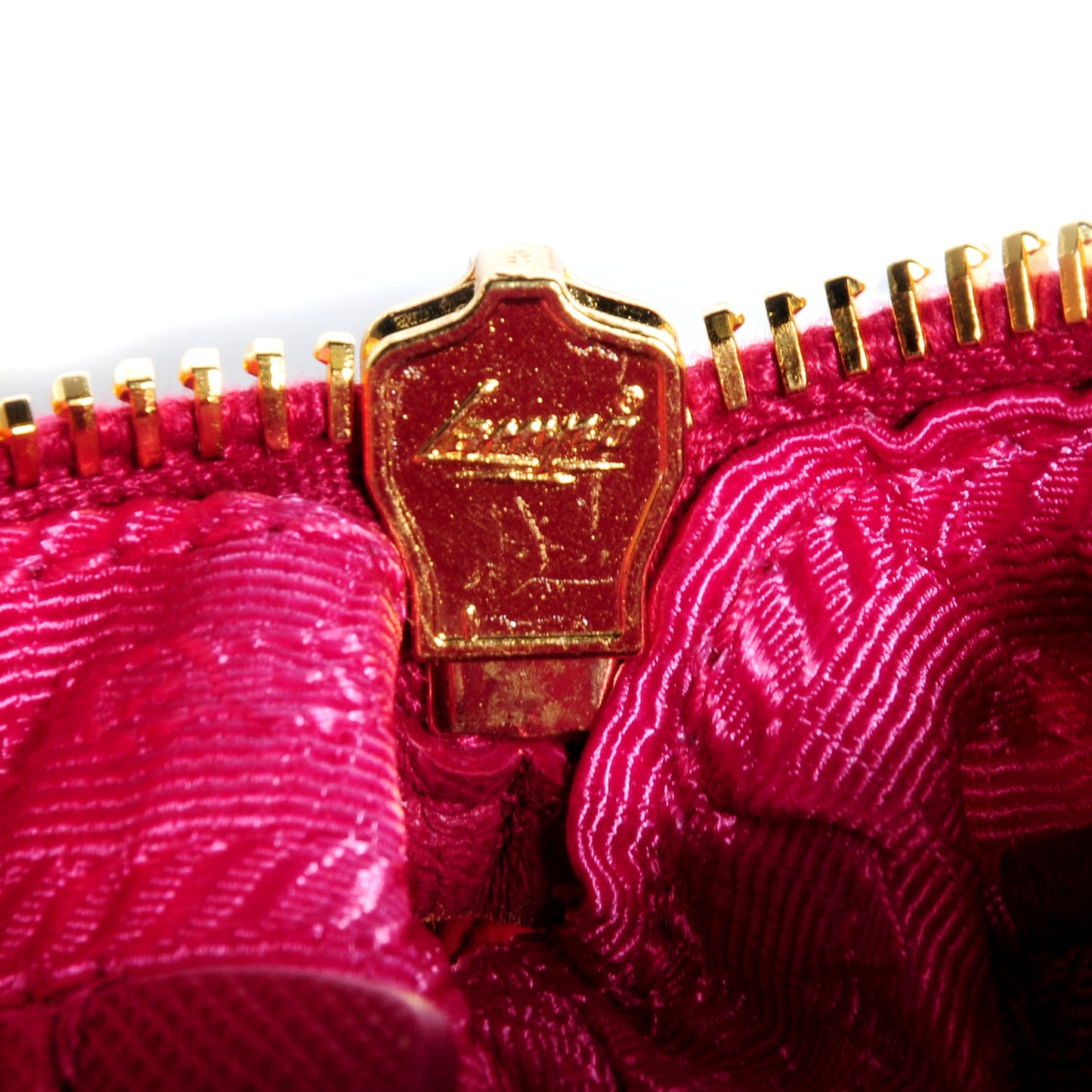 Tessuto Nylon Saffiano Crossbody Bag Ibisco