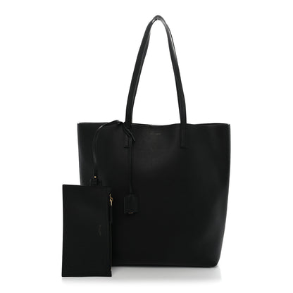 Saint Laurent Calfskin North-South Shopping Tote Black 3 of 14