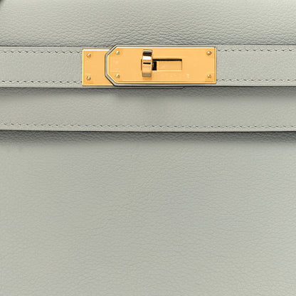 Hermes Evercolor Kelly Retourne 28 Bleu Glacier 8 of 13