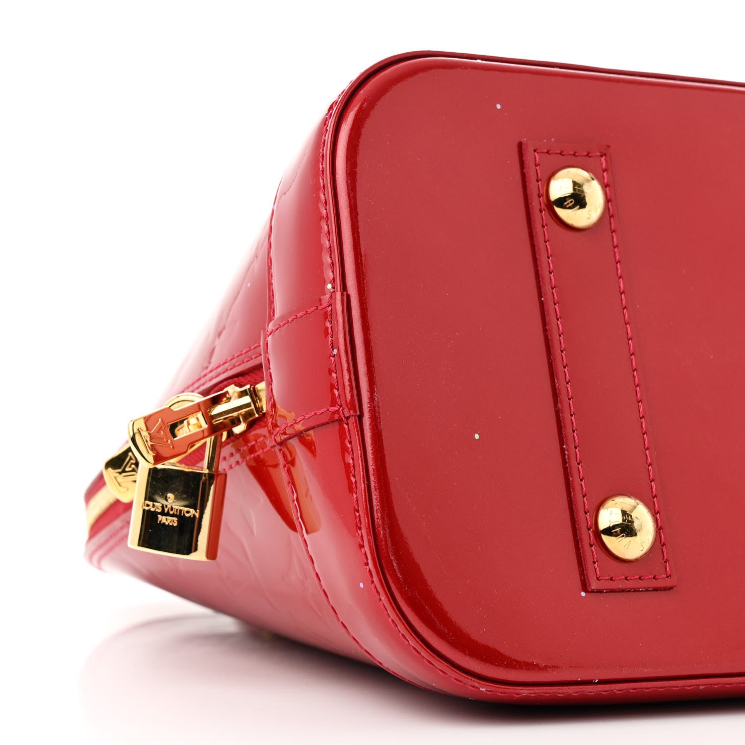 Louis Vuitton Vernis Alma PM Pomme D'Amour 9 of 10
