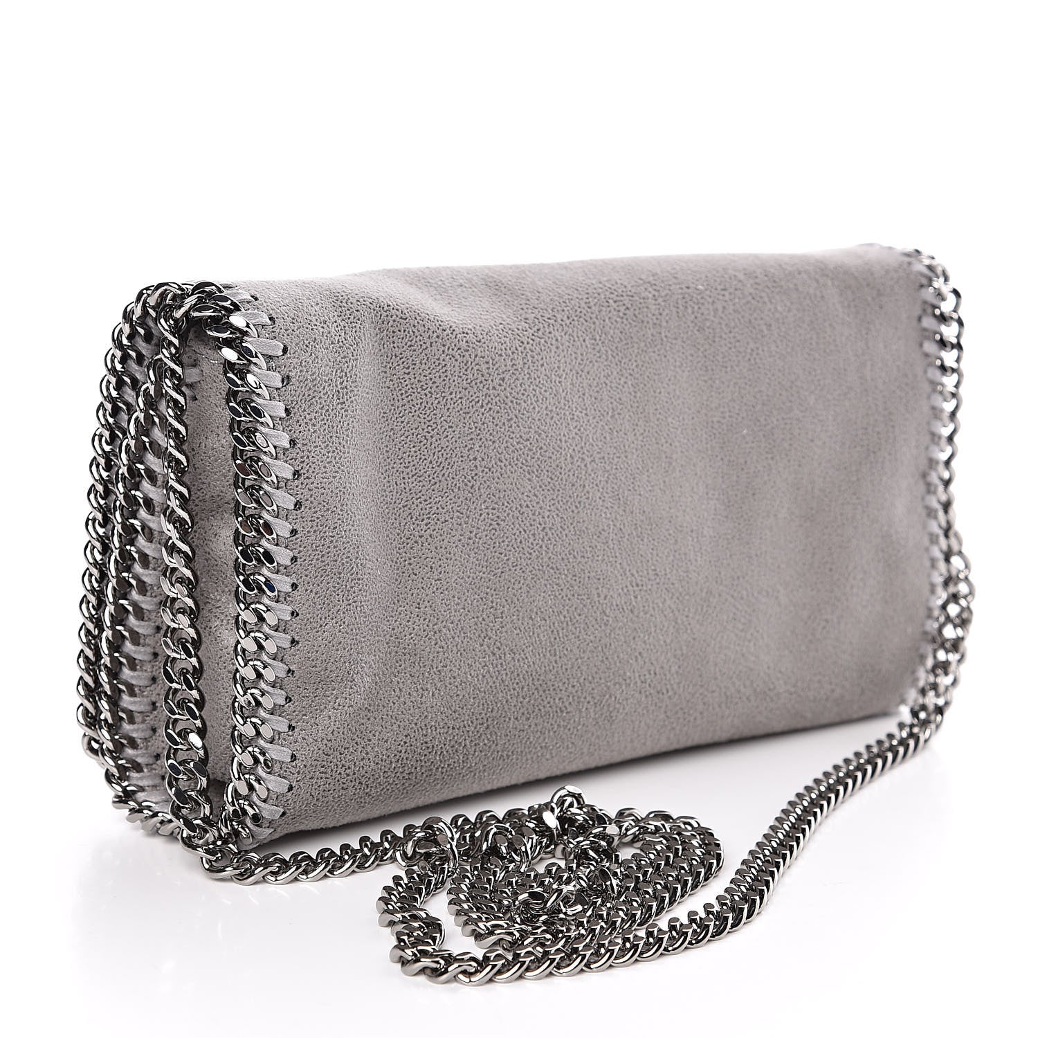 Stella McCartney Shaggy Deer Falabella Crossbody Bag Light Grey 3 of 10