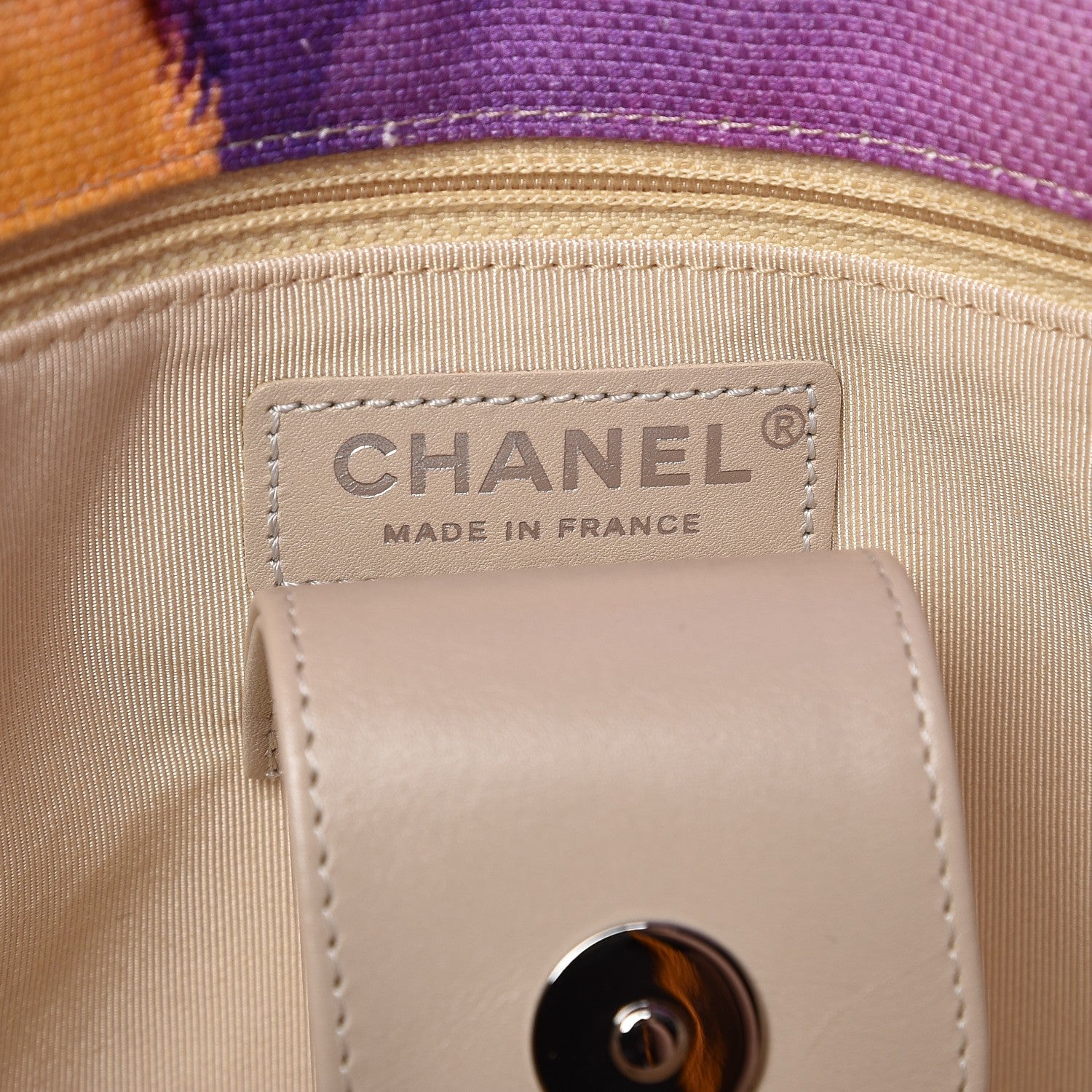 Chanel Printed Canvas Flower Power Messenger Flap 6 of 7