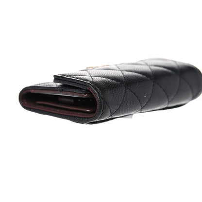 Chanel Caviar Quilted Classic 4 Key Holder Wallet Black 13 of 14