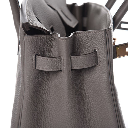 Hermes Togo Birkin 30 Etain 10 of 35