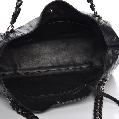 Chanel Calfskin East West Modern Chain Tote Black 5 of 10