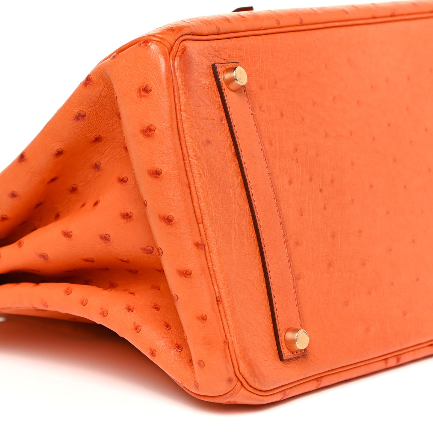 Ostrich Birkin 35 Orange