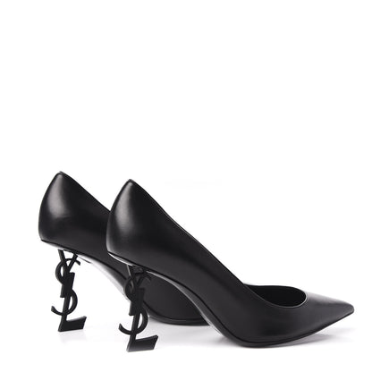 Saint Laurent Calfskin Opyum 85 Pumps 38.5 Black 4 of 10
