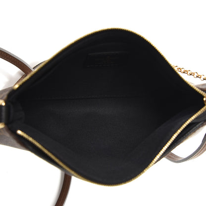 Louis Vuitton Monogram Pallas Clutch Black 5 of 7