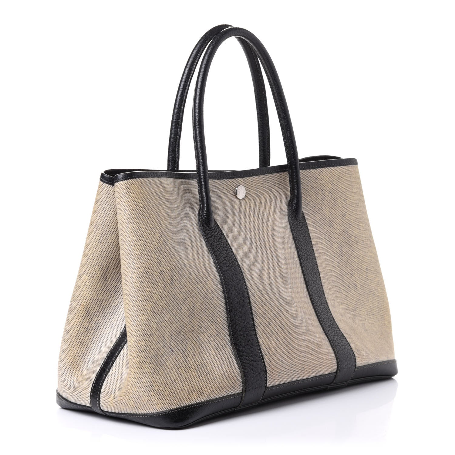 Hermes Buffle Skipper Toile Garden Party 36 MM Tote Black 2 of 4
