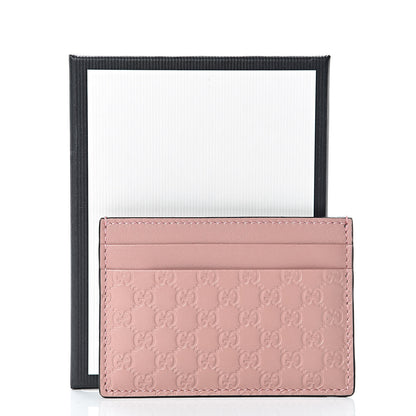 Gucci Microguccissima Card Holder Soft Pink 7 of 7