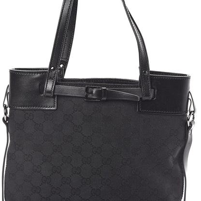 Gucci Monogram Small Bucket Tote Black 7 of 9