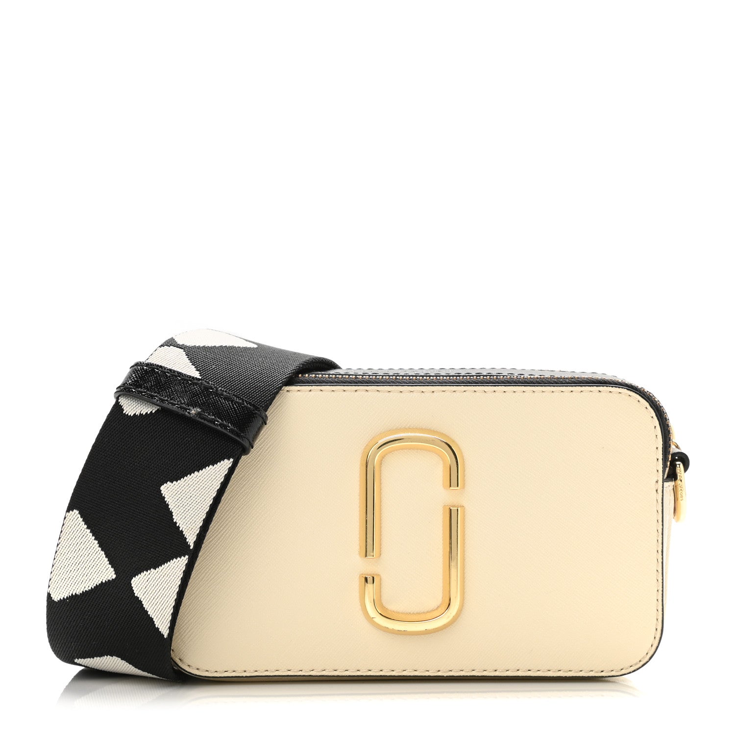 Marc Jacobs Saffiano Small Snapshot Camera Bag Cloud White Multicolor 1 of 10