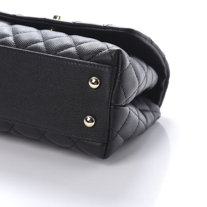 Chanel Caviar Quilted Mini Coco Handle Flap Black 8 of 11