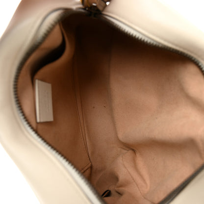 Gucci Calfskin Matelasse Small GG Marmont Chain Shoulder Bag White 5 of 11