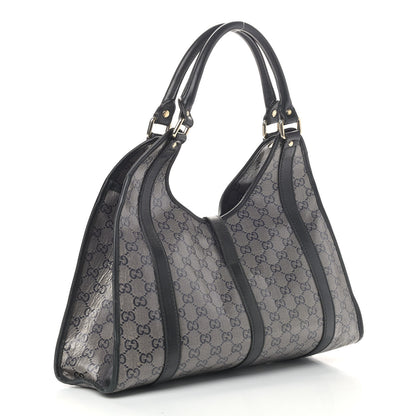 Gucci Crystal Monogram Medium Joy Shoulder Bag Black 2 of 10