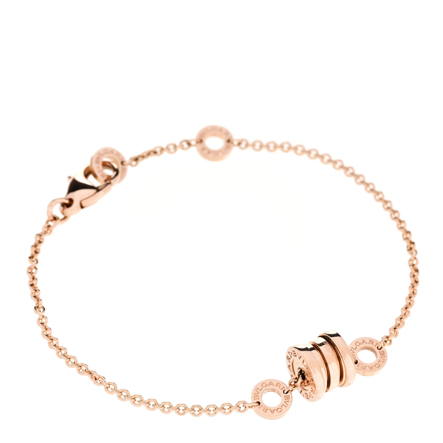 Bulgari 18K Rose Gold B.Zero1 Bracelet 1 of 4