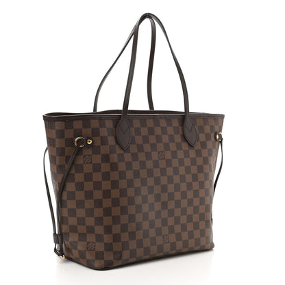 Louis Vuitton Damier Ebene Neo Neverfull MM Rose Ballerine 4 of 10