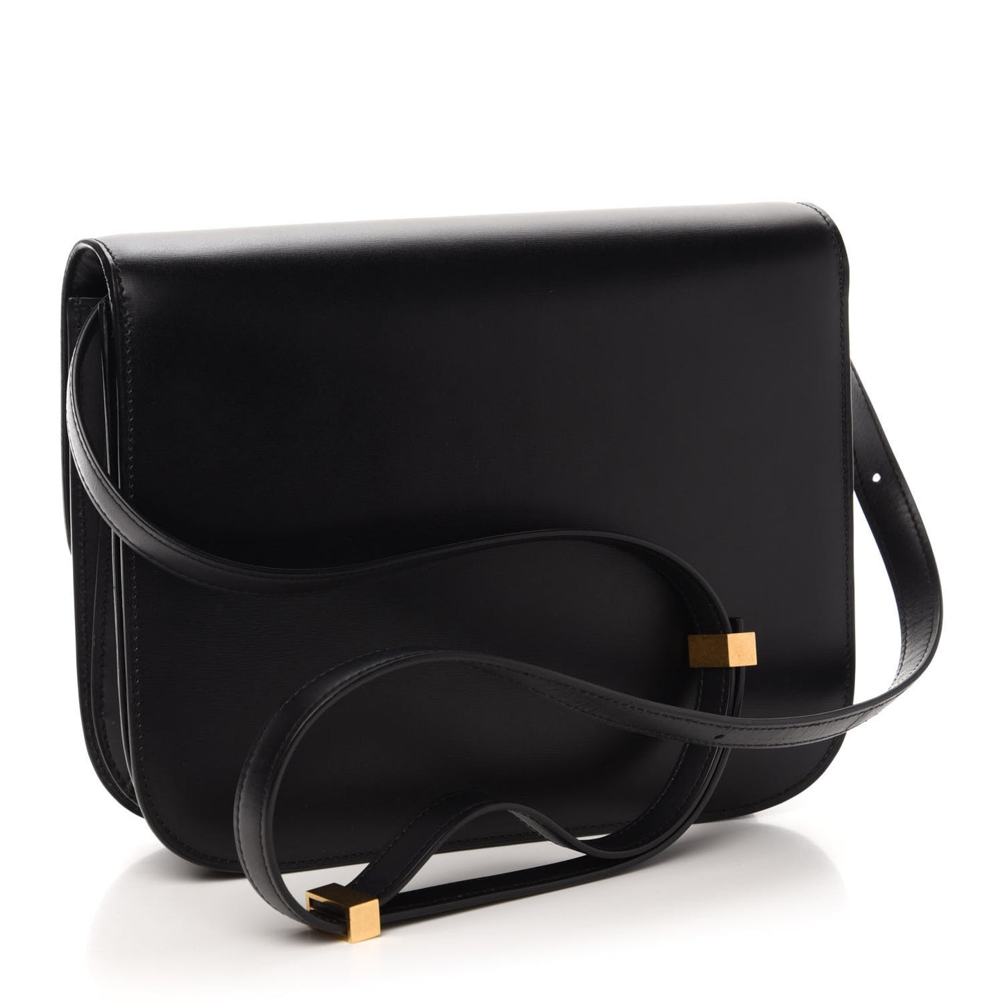 Box Calfskin Medium Classic Box Flap Black
