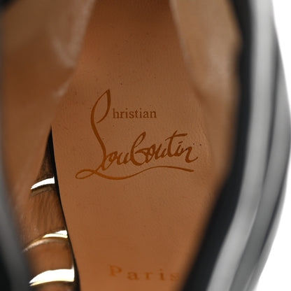 Christian Louboutin Calfskin Chiffon Fontabooty 120 Ankle Booties 38 Black 7 of 14