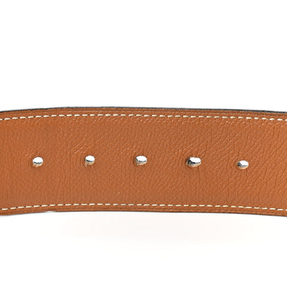 Hermes Epsom 38mm Constance H Belt 95 Bleu Saphir Gold 3 of 11