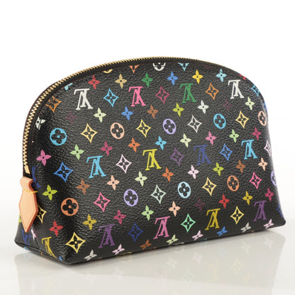 Louis Vuitton Monogram Multicolor Cosmetic Pouch Black Grenade 3 of 7