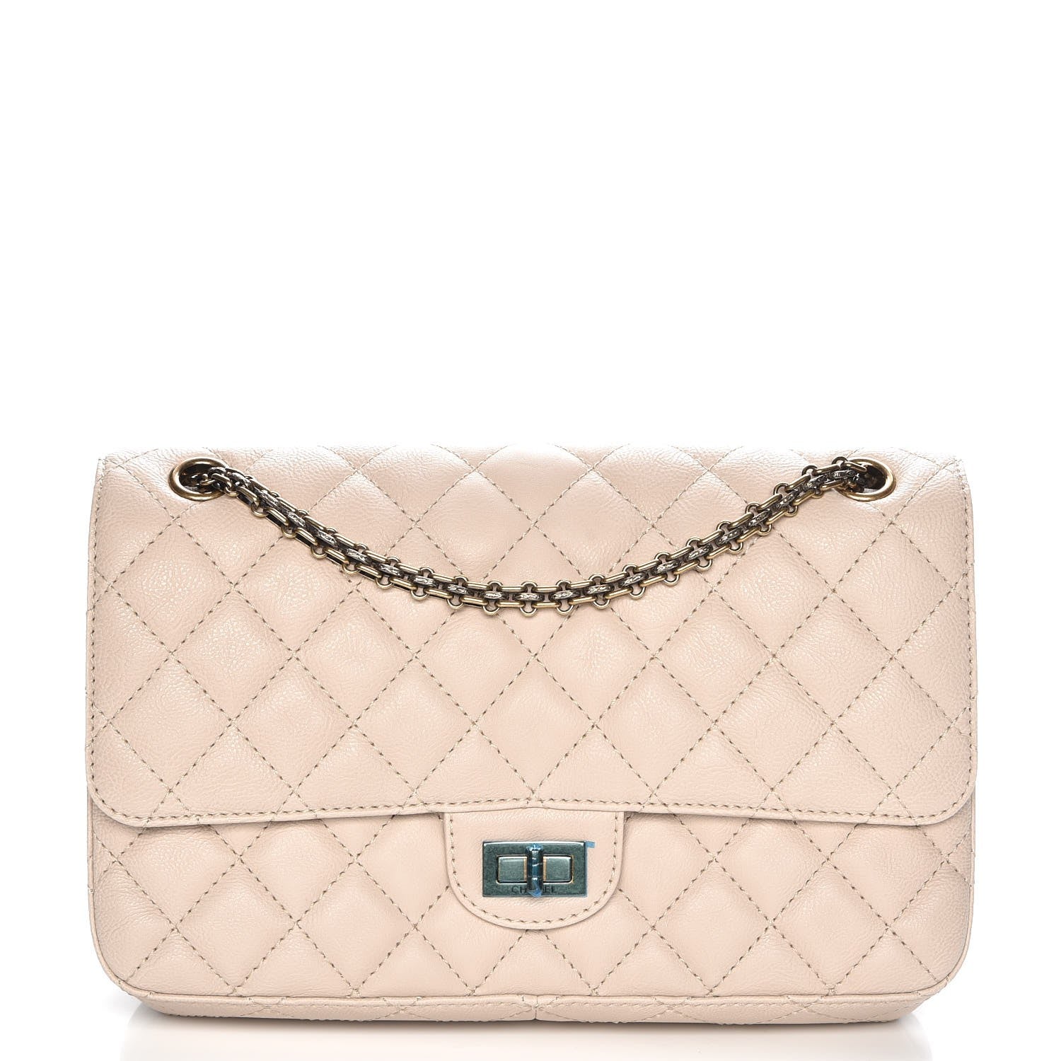 Chanel Calfskin Quilted 2.55 Reissue 226 Flap Beige Clair 1 of 9