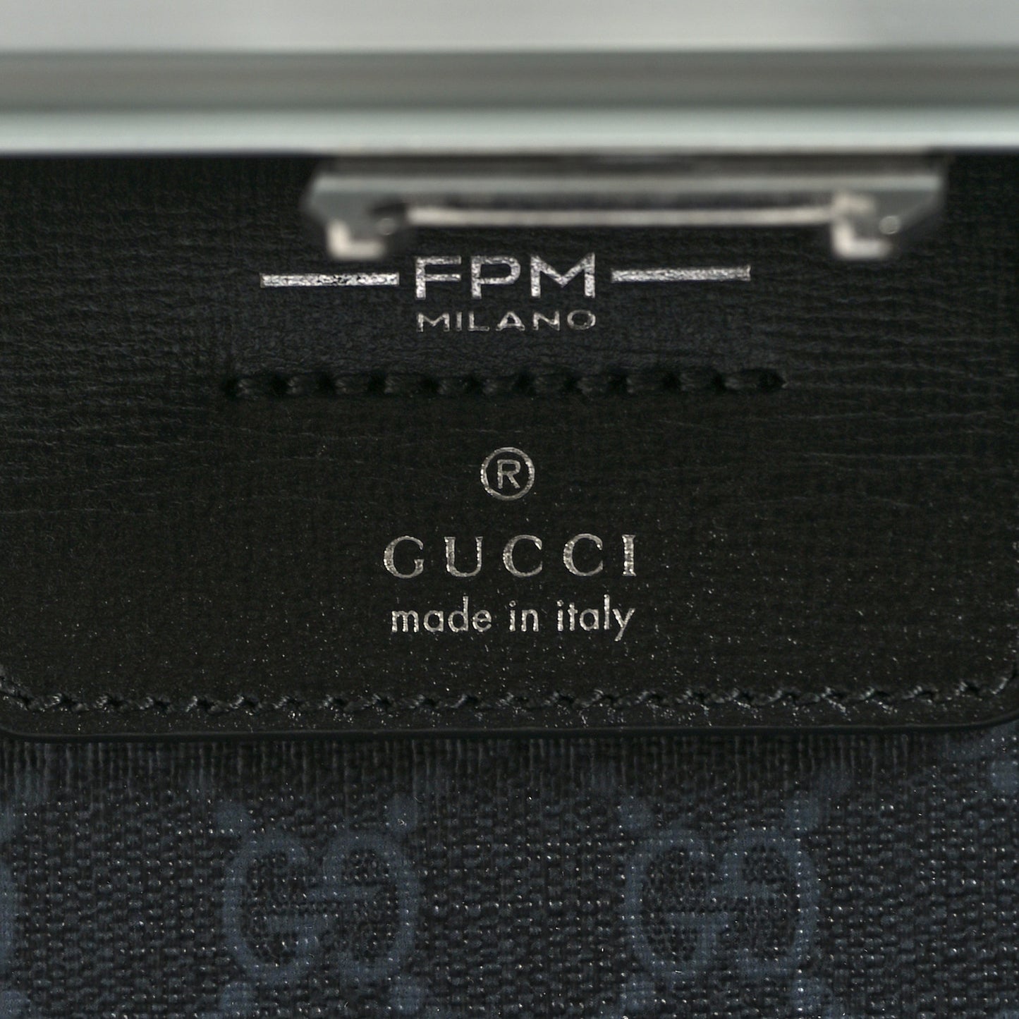 Aluminum GG Supreme Monogram Porter Cabin Plus Trolley Black