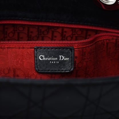 Christian Dior Lambskin Cannage Large Lady Dior Shopper Tote Black 6 of 11