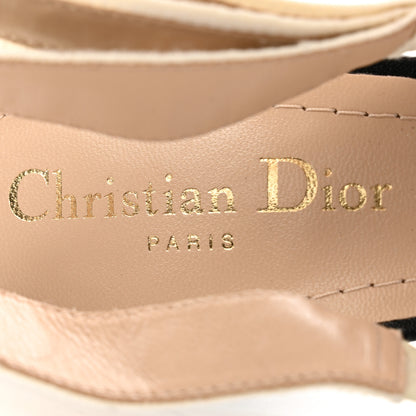 Christian Dior Technical Canvas Ribbon J'Adior Slingback 100mm Pumps 38.5 Black 7 of 10