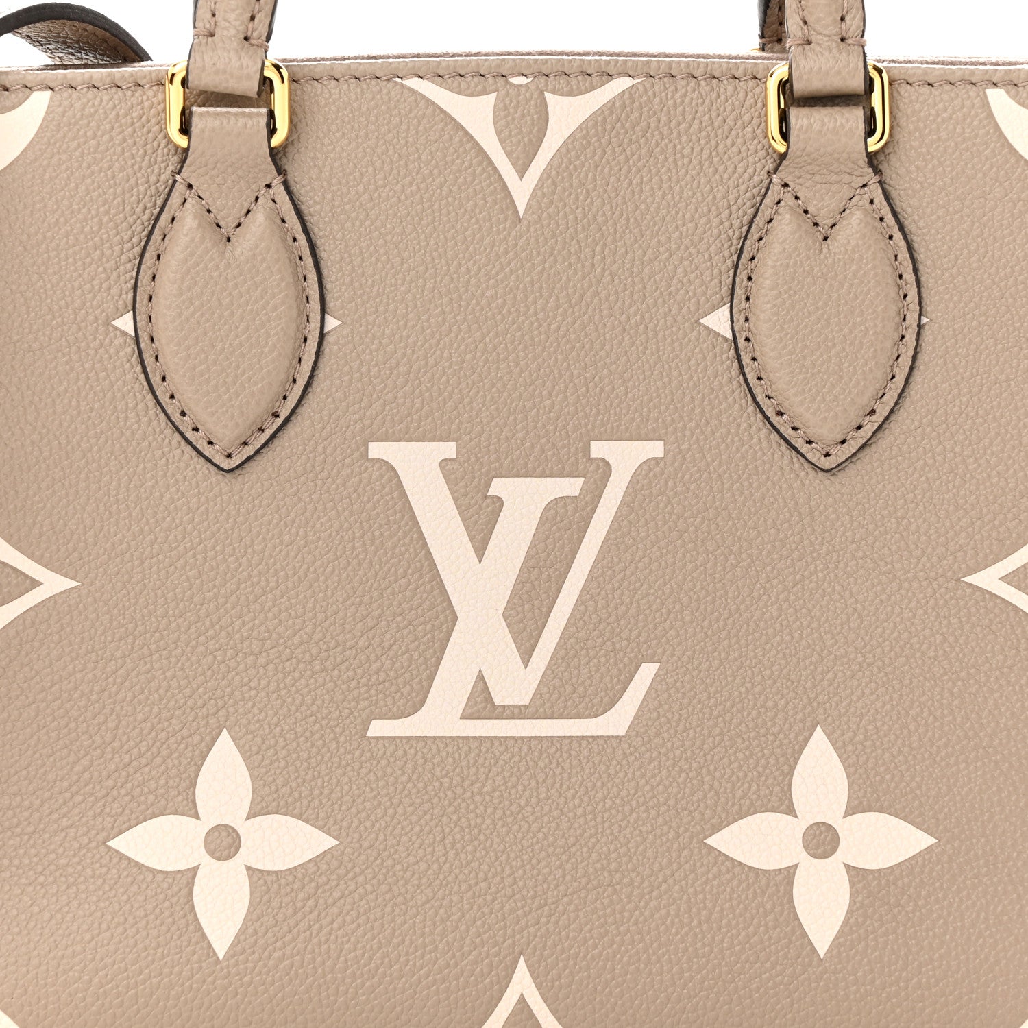 Louis Vuitton Empreinte Monogram Giant Onthego PM Tourterelle Creme 7 of 9
