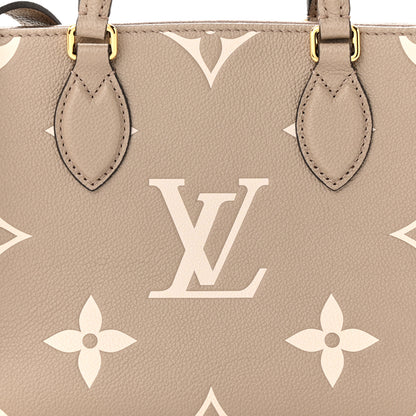 Louis Vuitton Empreinte Monogram Giant Onthego PM Tourterelle Creme 7 of 9