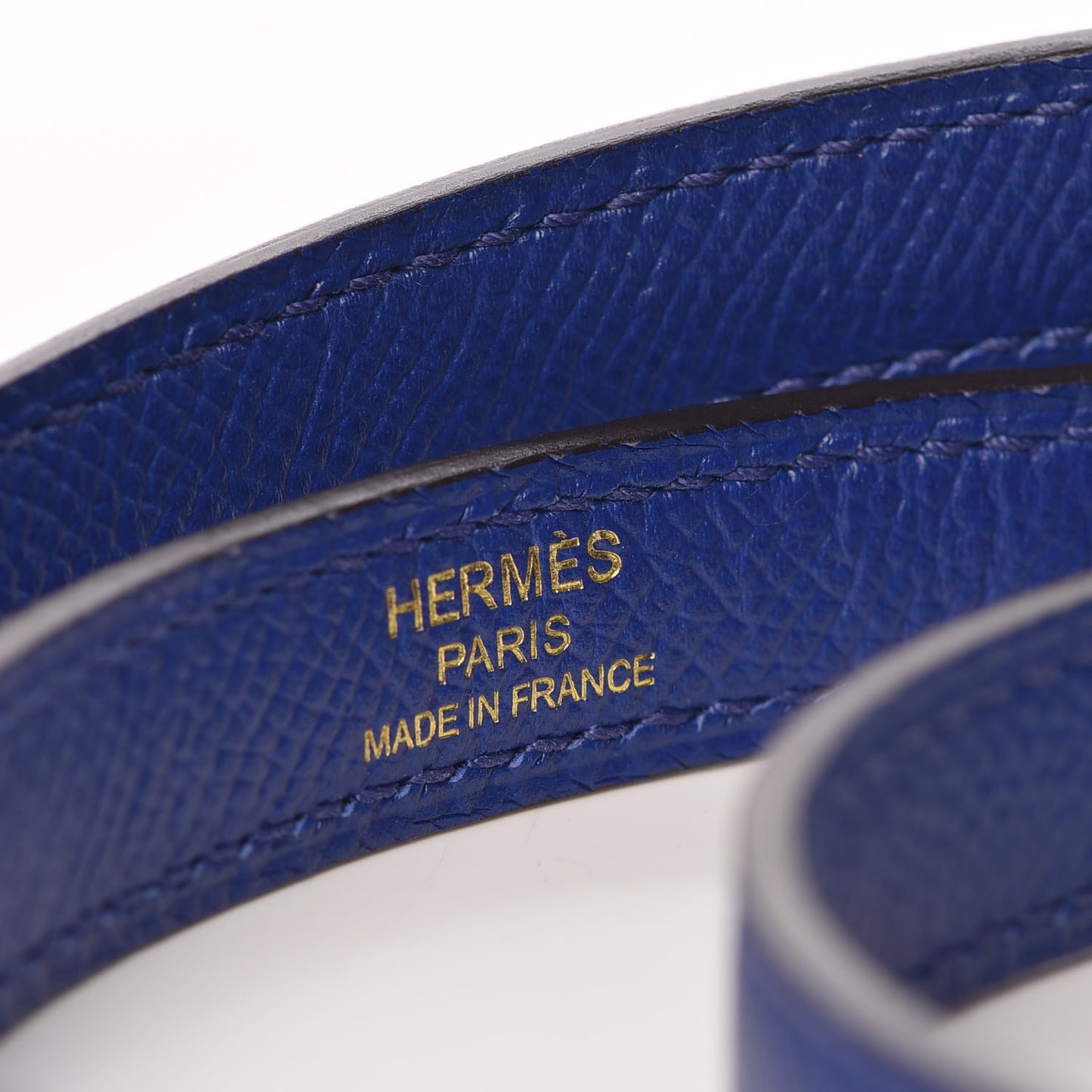 Epsom Kelly Sellier 28 Bleu Electrique