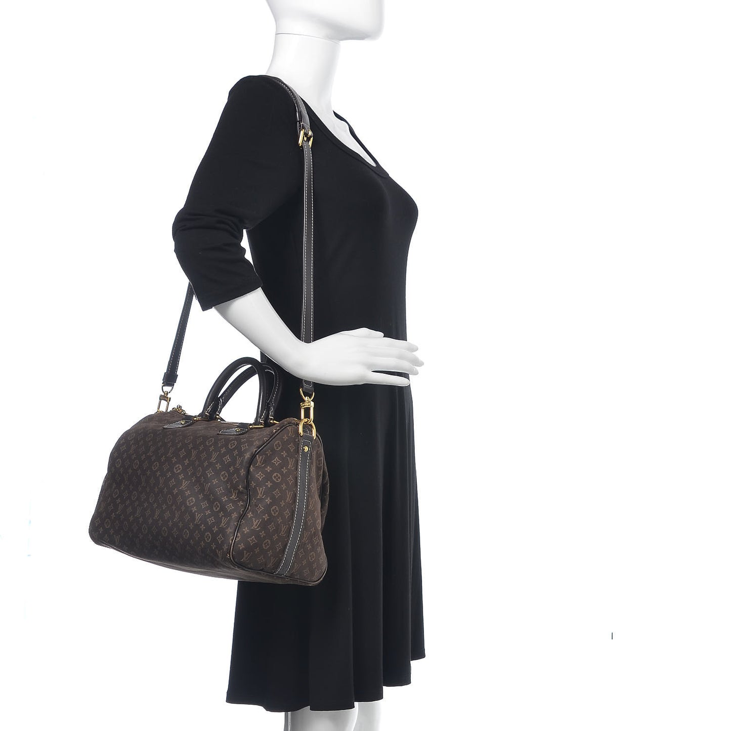 Monogram Idylle Speedy Bandouliere 30 Fusain