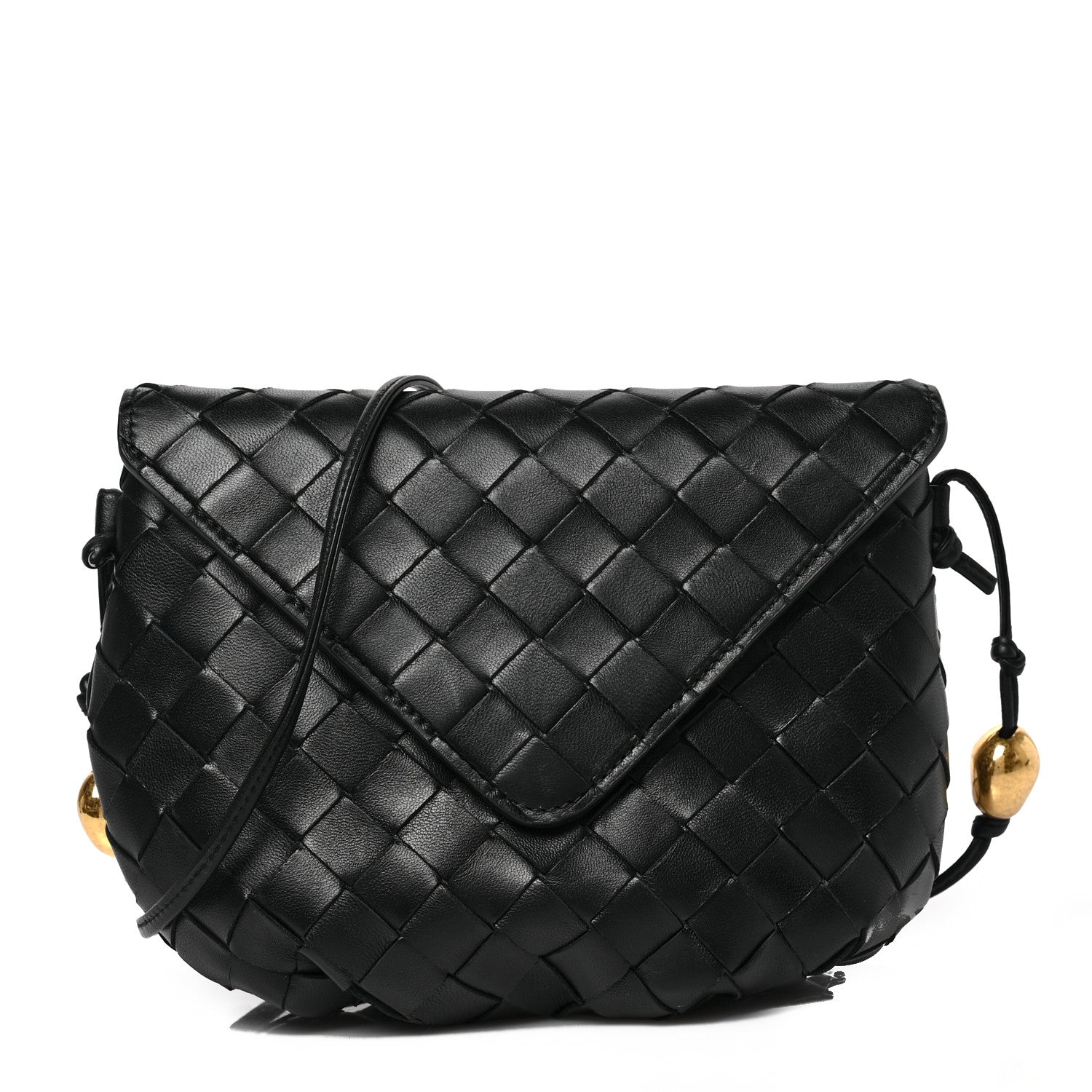 Bottega Veneta Nappa Intrecciato Mini Bulb Black 1 of 8